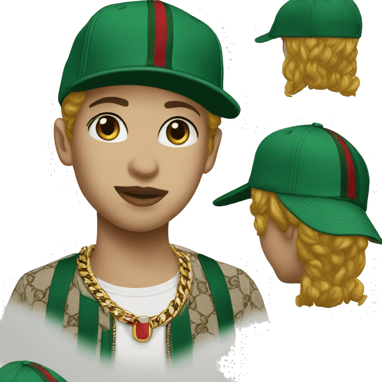 Casquette gucci emoji