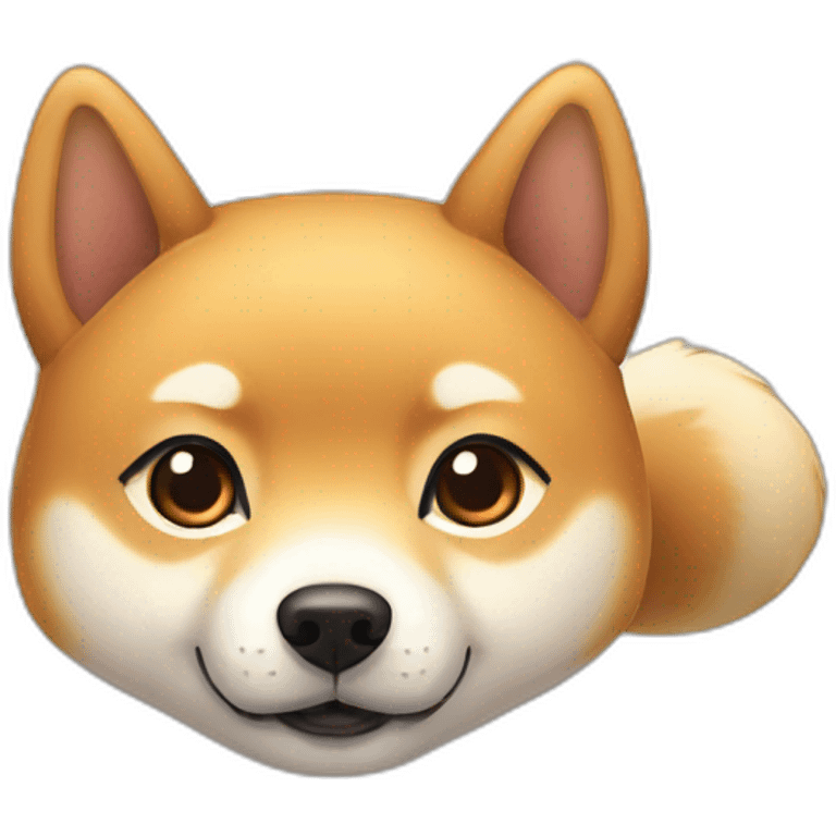 cute shiba inu emoji