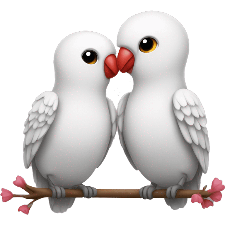 Love birds emoji