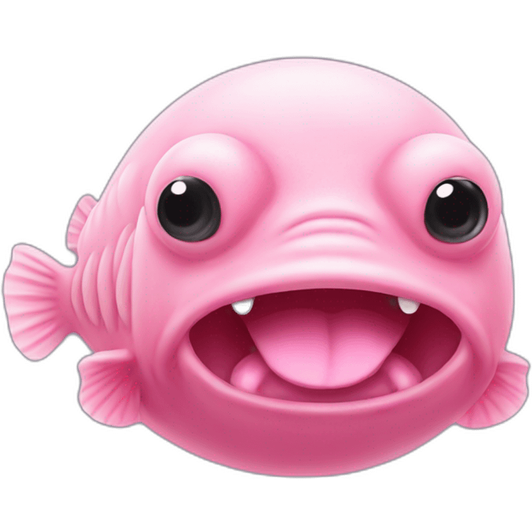 ugly pink blobfish emoji