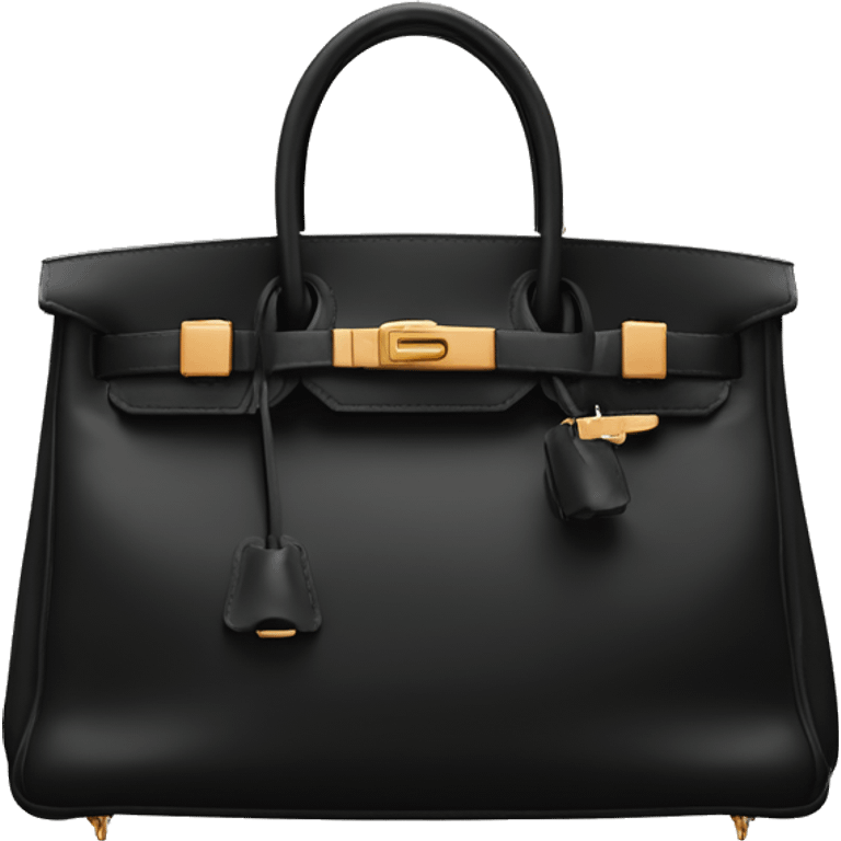 Hermès black bag emoji