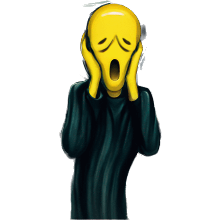 edvard Munch the scream emoji