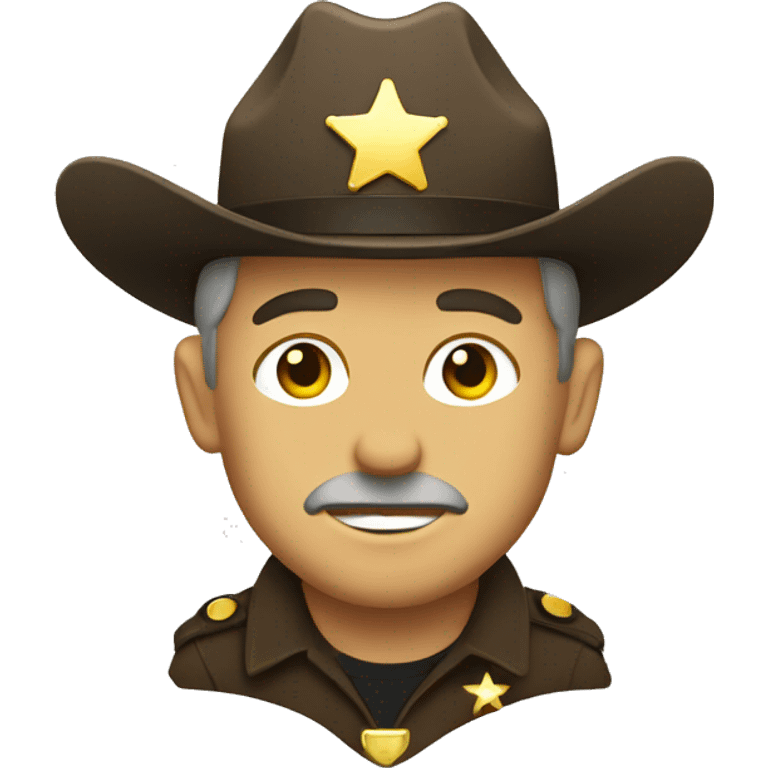 Sheriff badge emoji