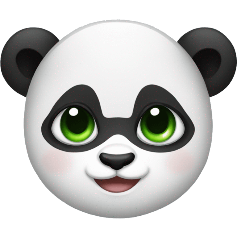 Baby 💚 as a panda emoji