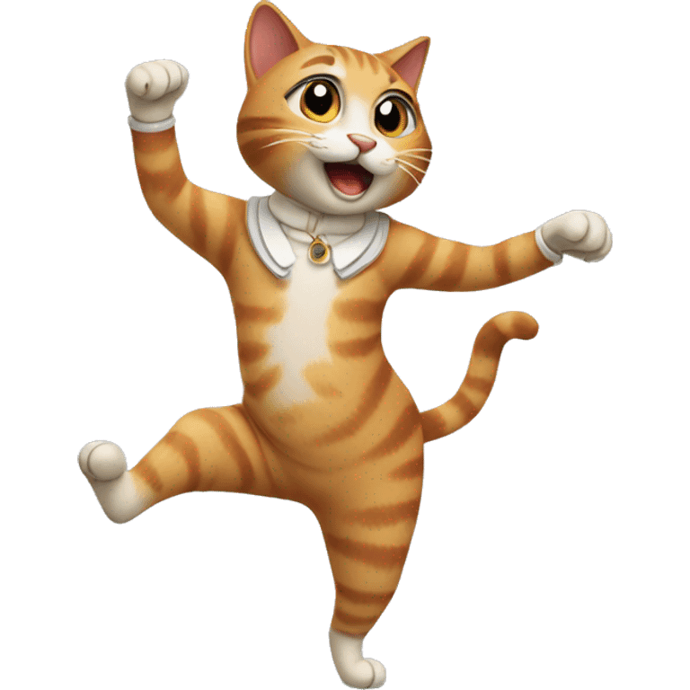 Cat dancing  emoji