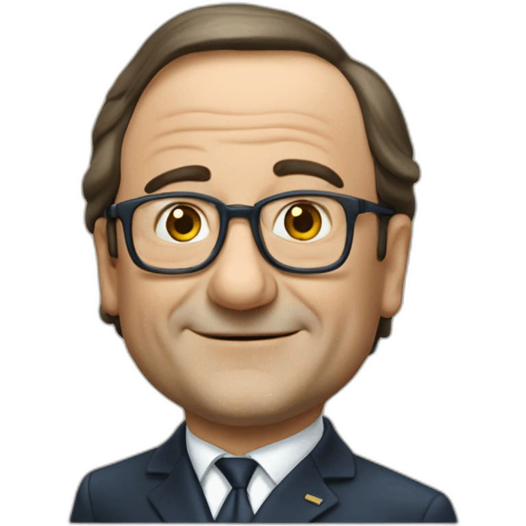 Hollande gêné emoji