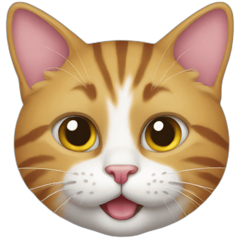 cat with mouse on mouth emoji