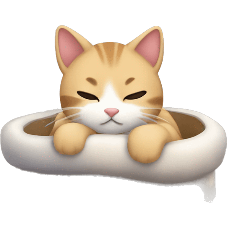 Gato con tutú y muy cozy  emoji