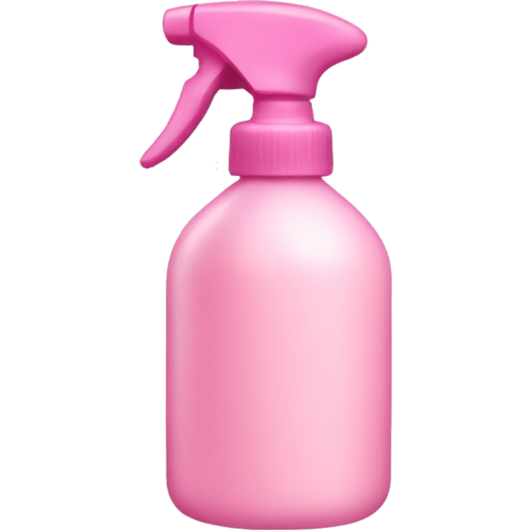 light pink spray bottle  emoji