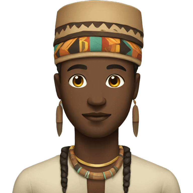 native african culture man emoji