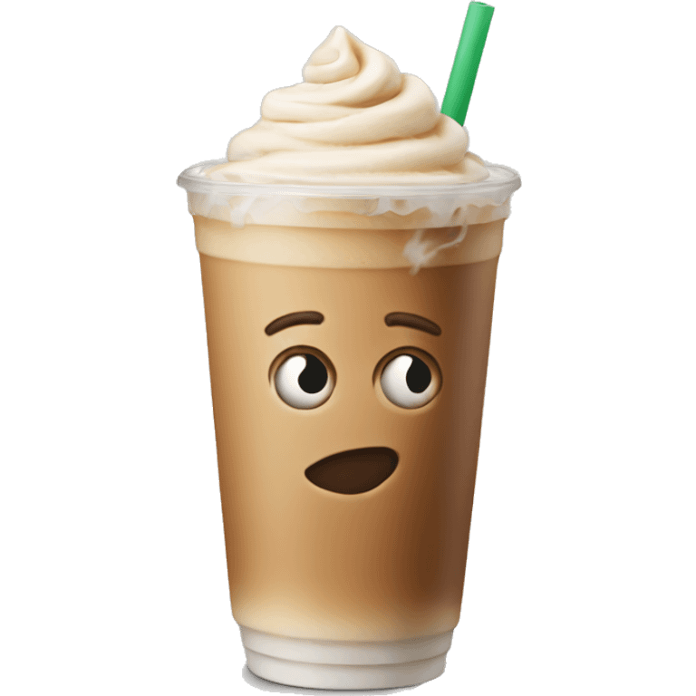 Iced latte emoji