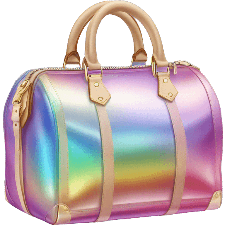 Iridescent Louis Vuitton bag emoji