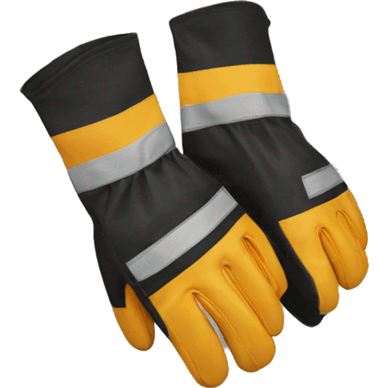 Safety site gloves pair emoji