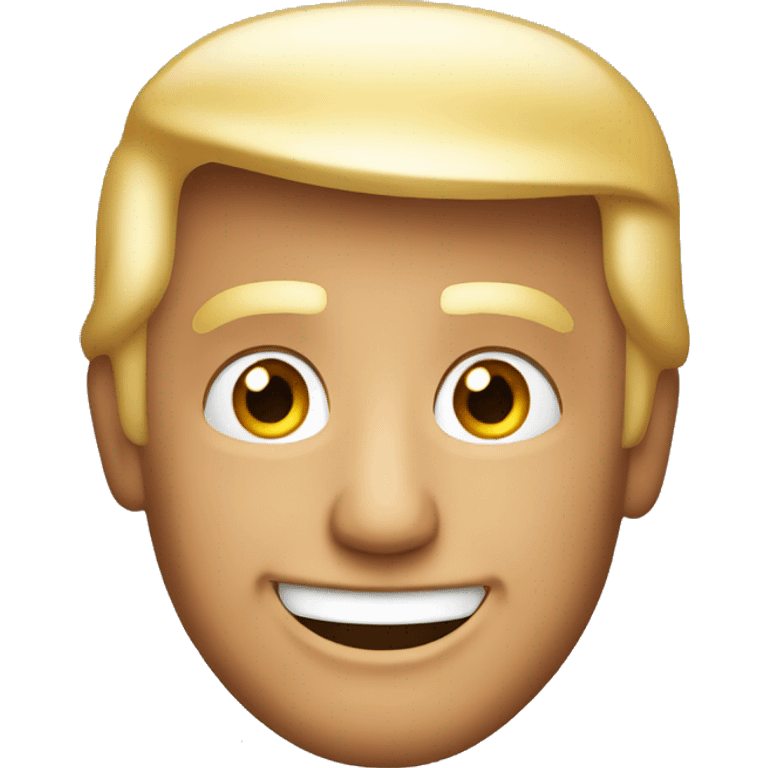 Smiling Donald trump emoji