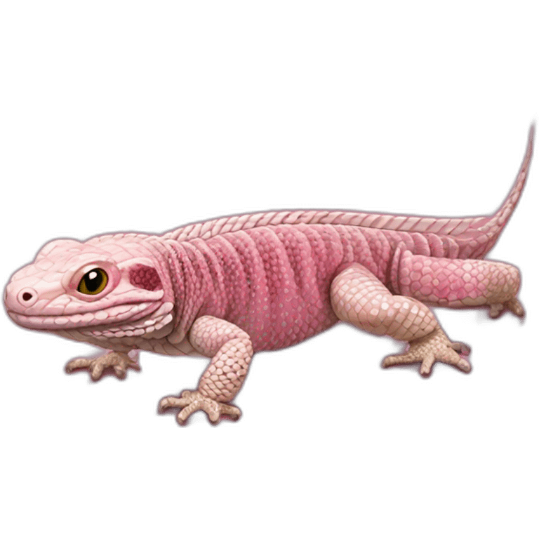 tegu lizard pink emoji