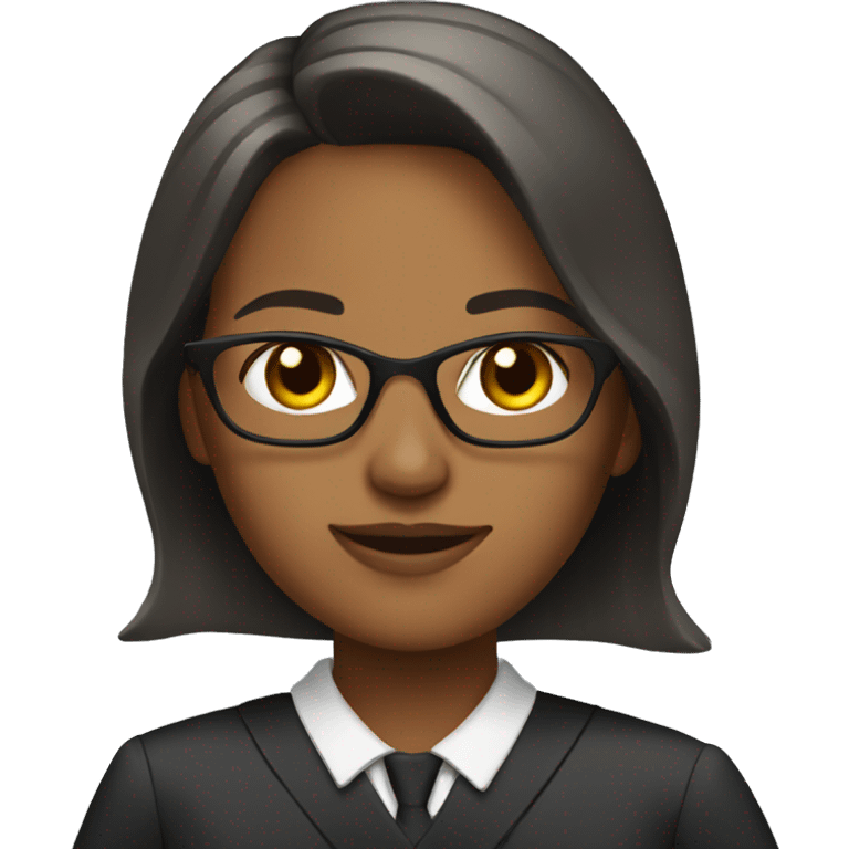 a female lawyer emoji