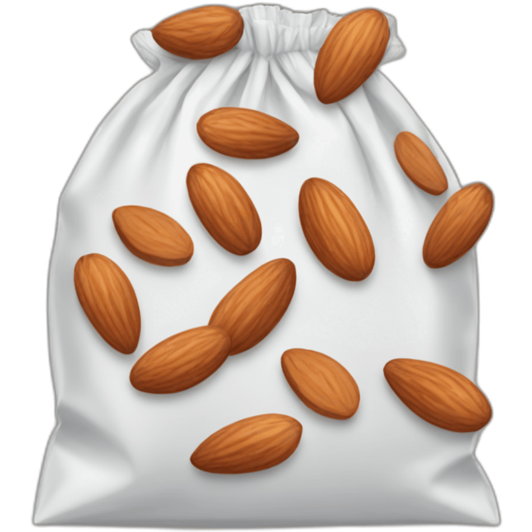 Plastic Bag of almonds emoji