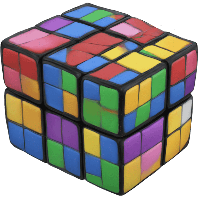 Rubiks cube emoji