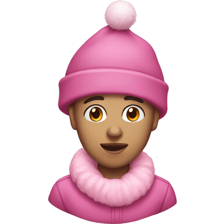 pink christmas  emoji