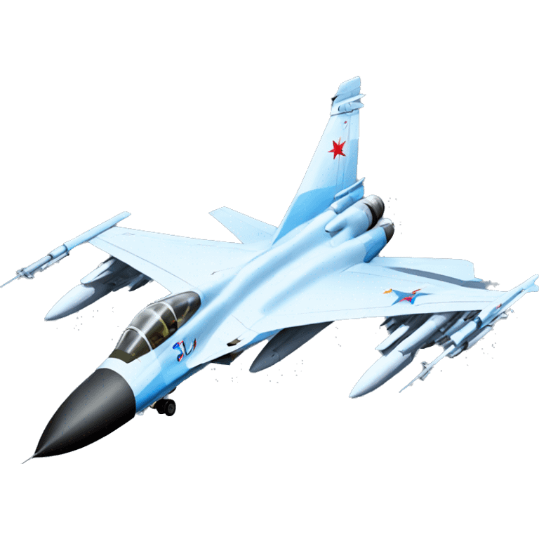 Su-27 fighter jet emoji