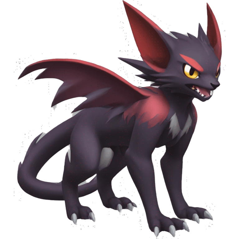 Noivern-Torracat-Zoroark full body emoji