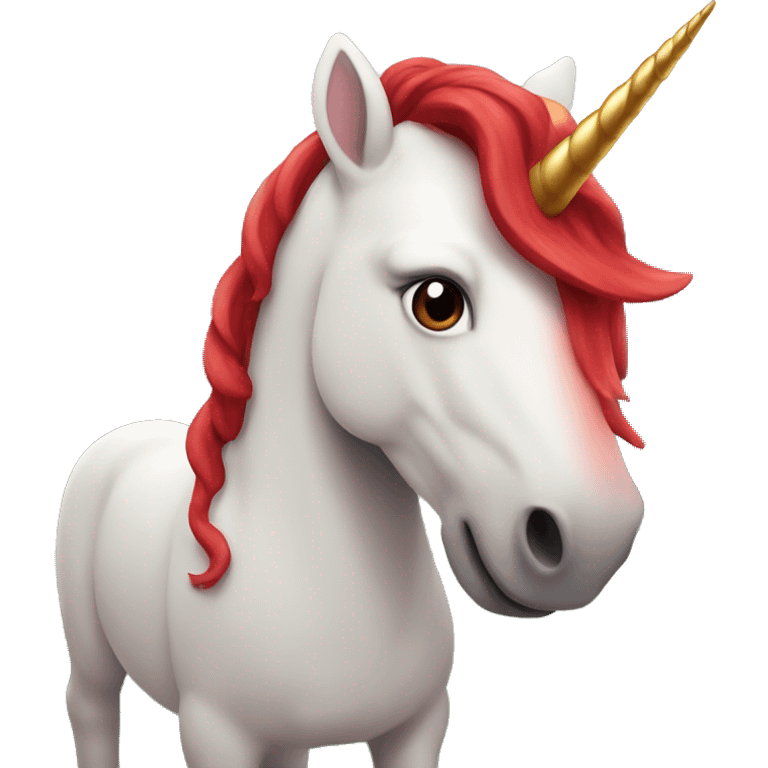 Red Unicorn  emoji