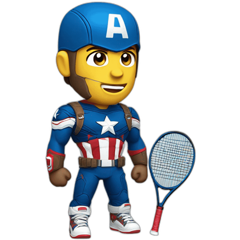 Captain America tennisman emoji