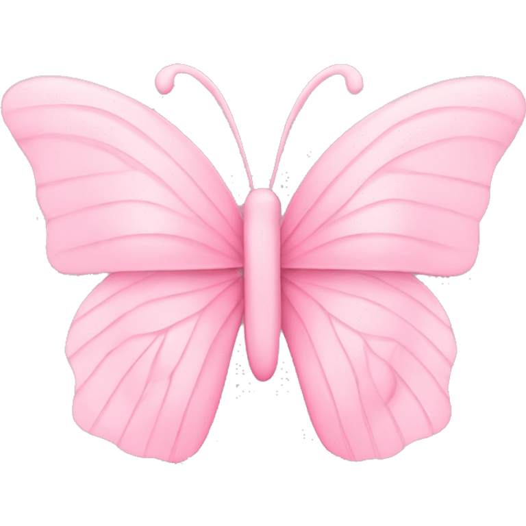 pastel pink butterfly ribbons emoji