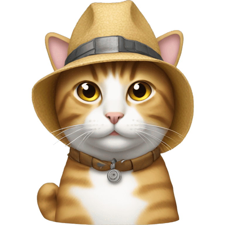 cat in a propeller hat emoji