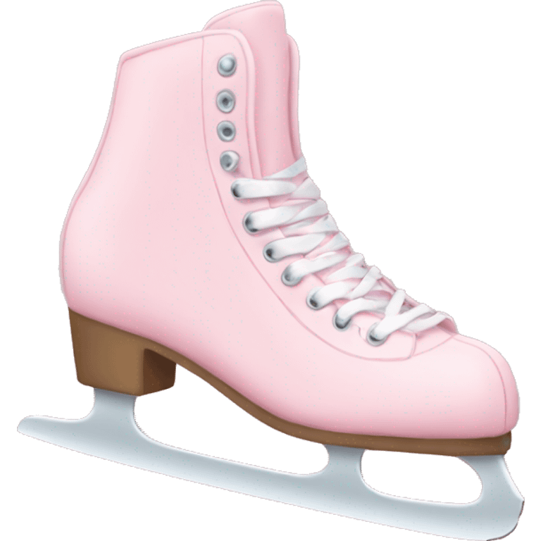 pastel pink ice skates emoji