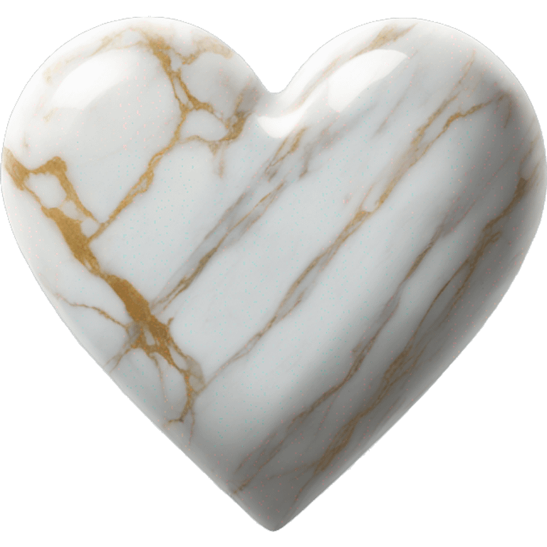 Marble heart emoji