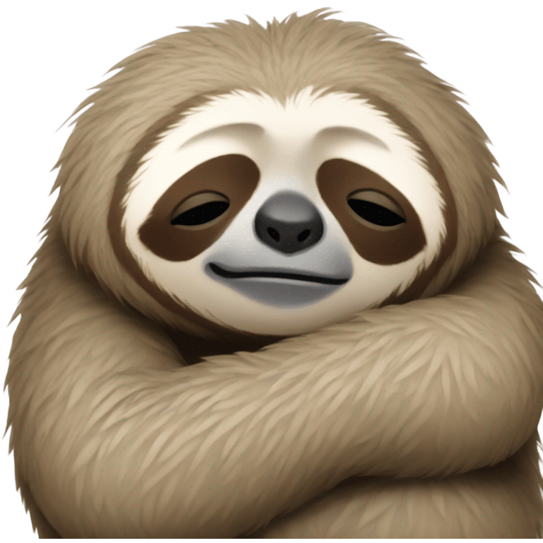 Sleepy sloth  emoji