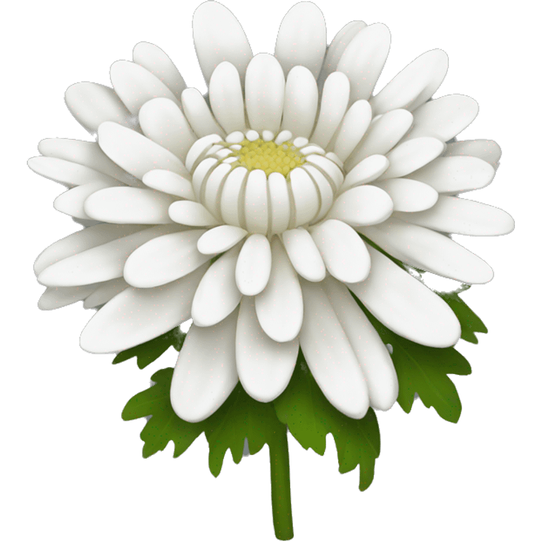 white chrysanthemum emoji