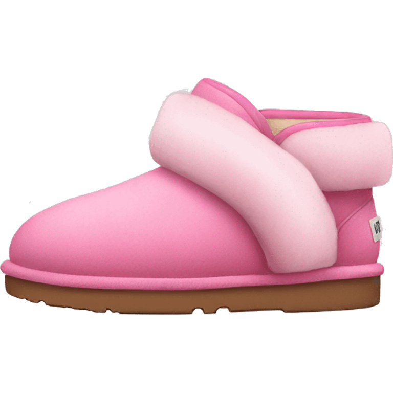 Pink Ugg slippers emoji