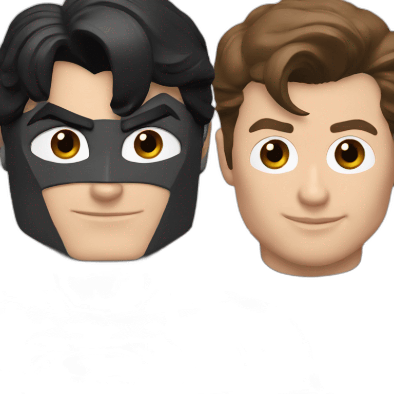 superman et Batman emoji