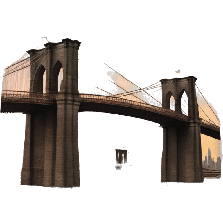 The Brooklyn Bridge emoji