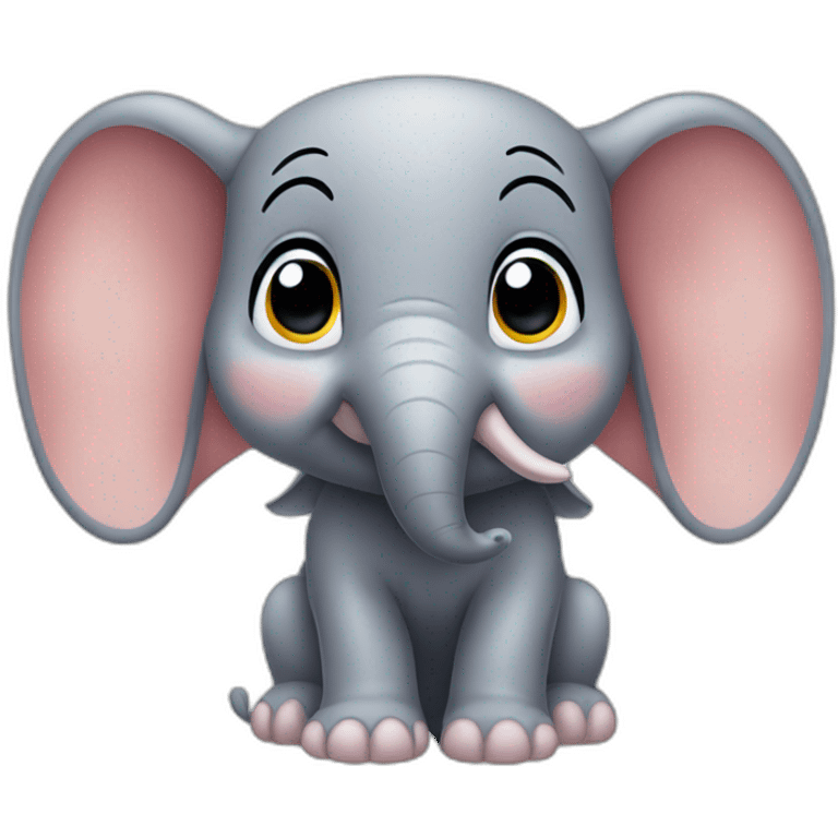 Dumbo with big ears emoji