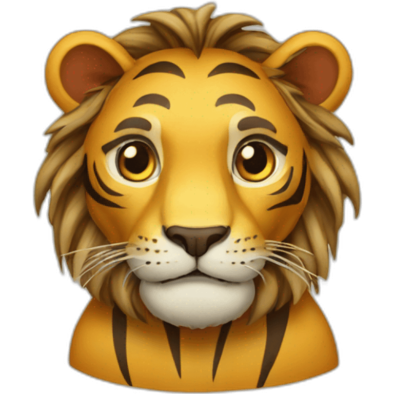 Tigre et lion emoji