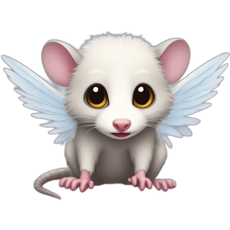 opossum with wings emoji