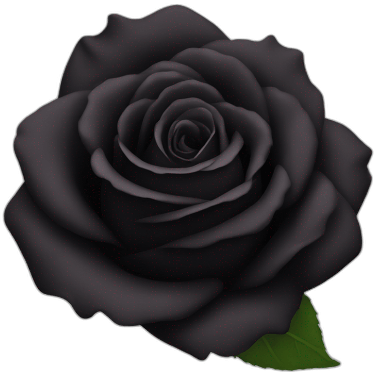 Energy black rose  emoji