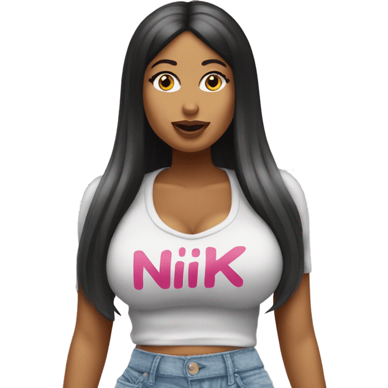 niki minaj en soutien emoji