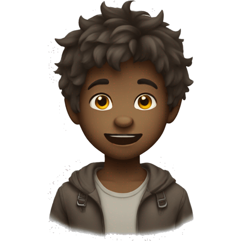 cute little boy Werewolf emoji