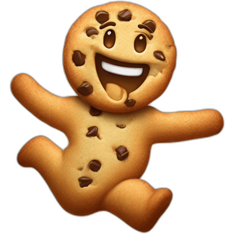 happy cookie dancing emoji