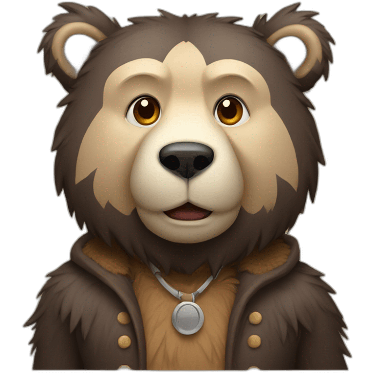 Standing bear  emoji