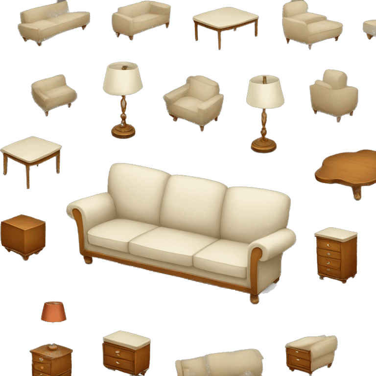 furniture, abundance emoji