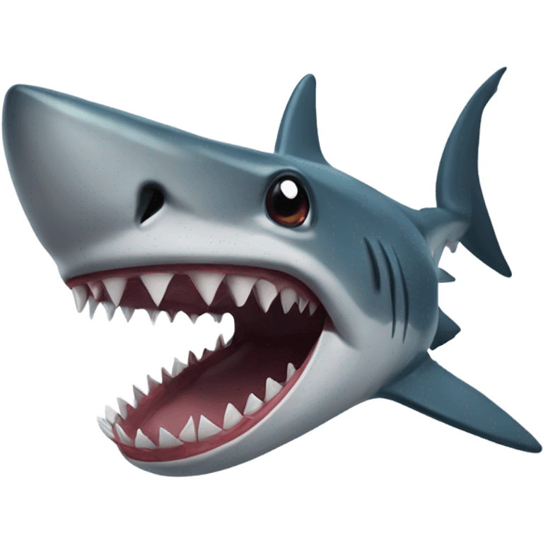 shark with lollip emoji