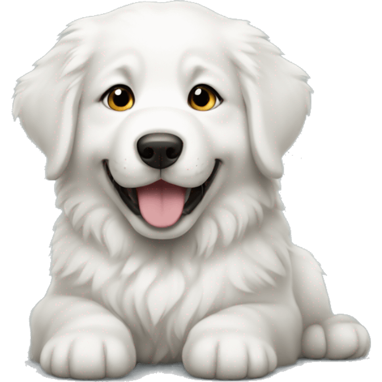 Great Pyrenees puppy  emoji