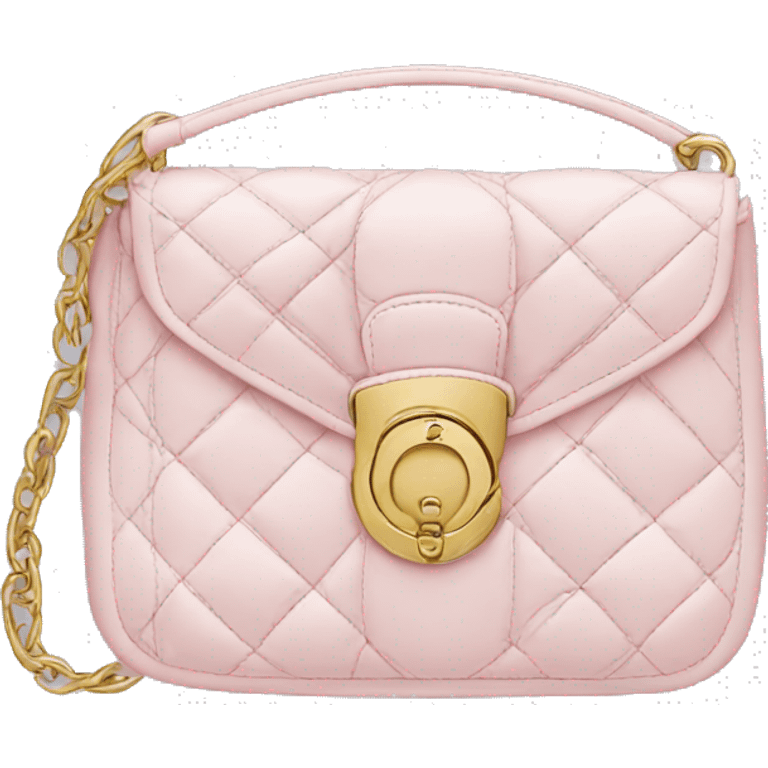 Light pink Dior purse emoji