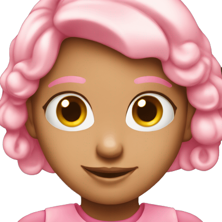 Pink girlie emojie emoji