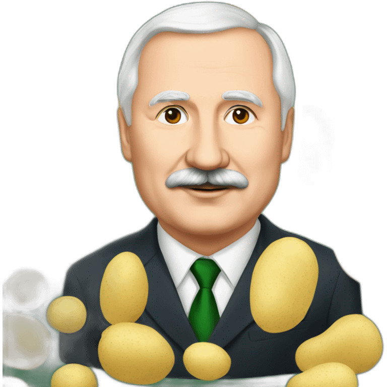 lukashenko with potatoes emoji